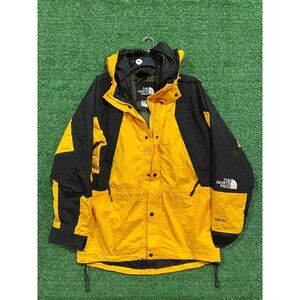 The north face yellow gore Tex light jacket size small